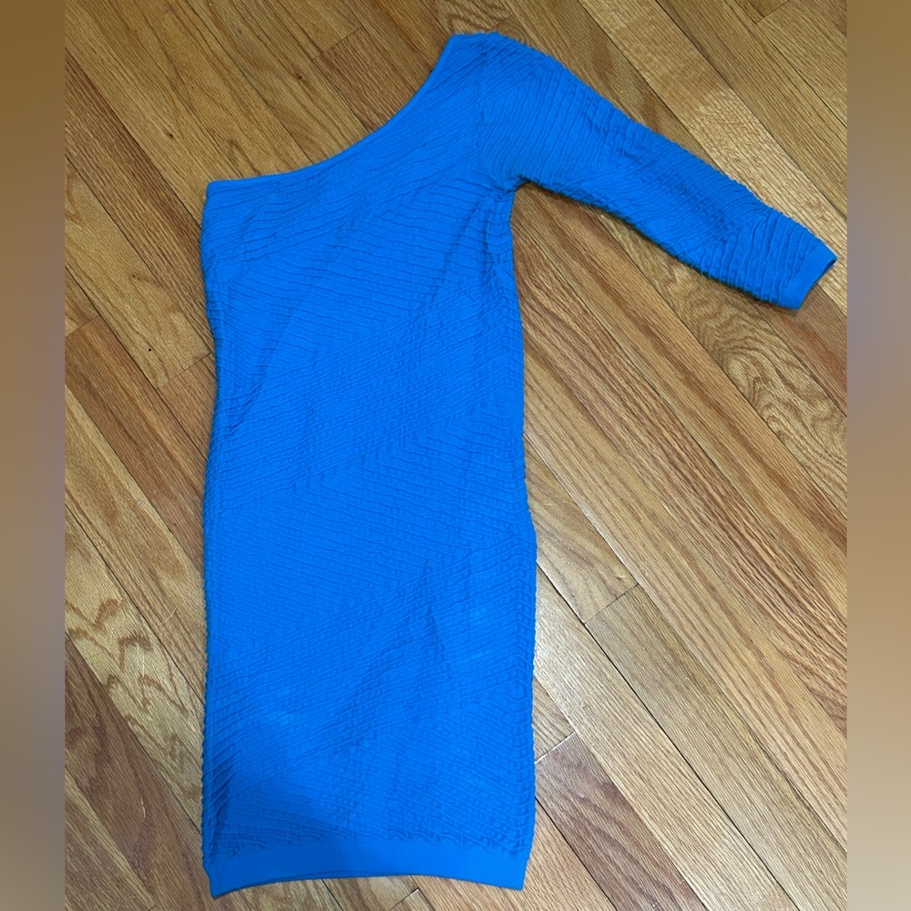 BEBE One shoulder bodycon dress